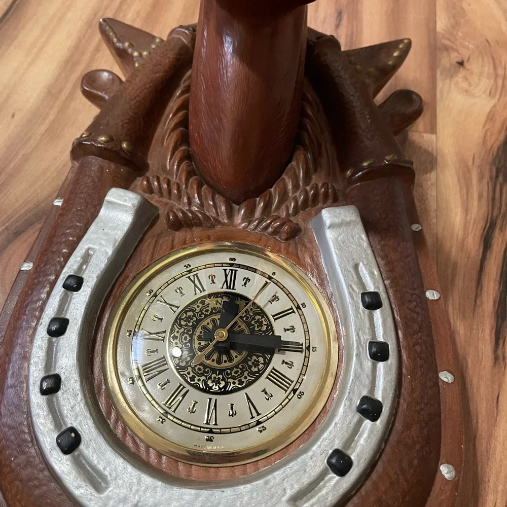 VTG 1975 Cermanic Horse Head Clock